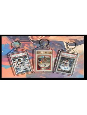 3141B Aaron Judge  3 Pack Bundle 3 Different Custom Novelty Keychains